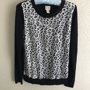 Black sleeves w/zebra prints
